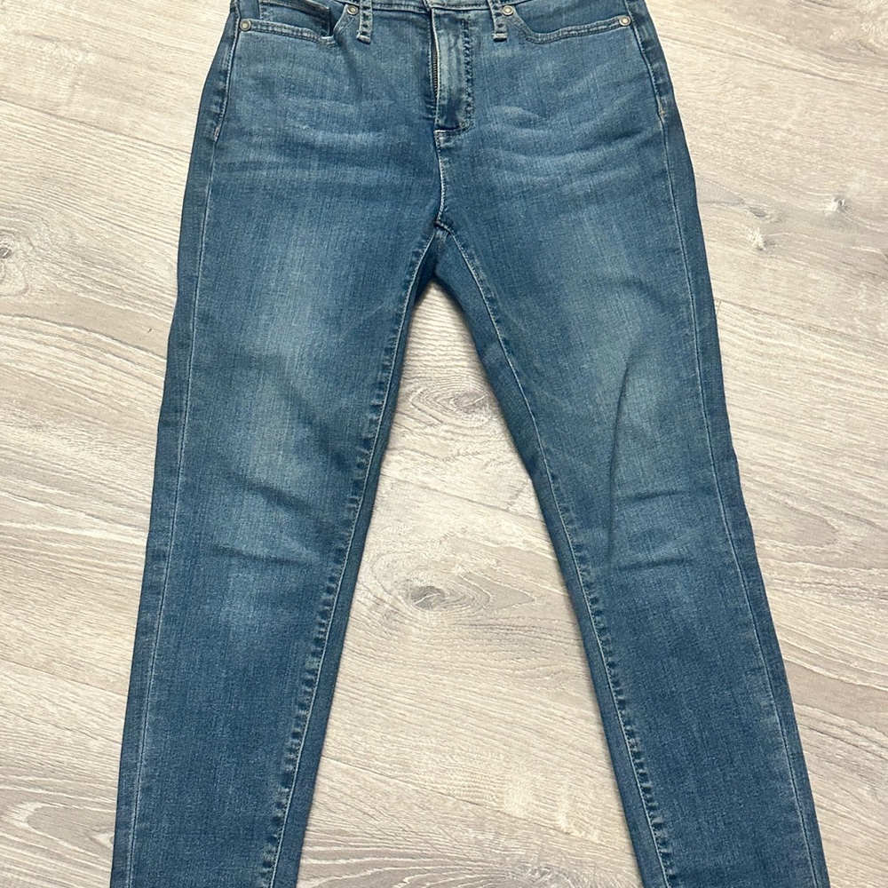 Isaac Mizrahi Live! Dark Blue Denim Jeans PETITE